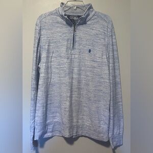 Izod Saltwater Relaxed Clasdics Quarter Zip Pullover Sz L